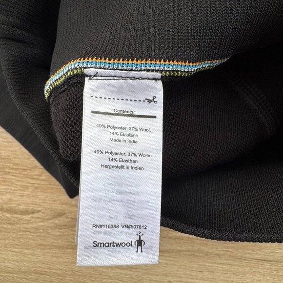 NWT Smartwool Intraknit Merino Sport Fleece Leggings Black Womens XS - Picture 8 of 9